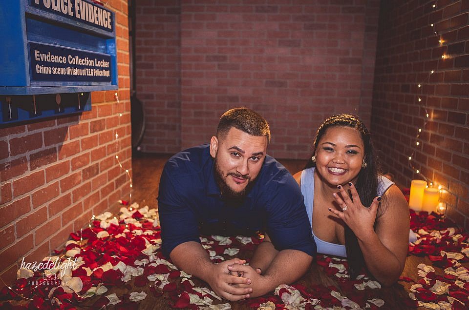 Kelsy  & Victor: Marriage Proposal Surprise at Think Escape Games in Fort Lauderdale, Fl.