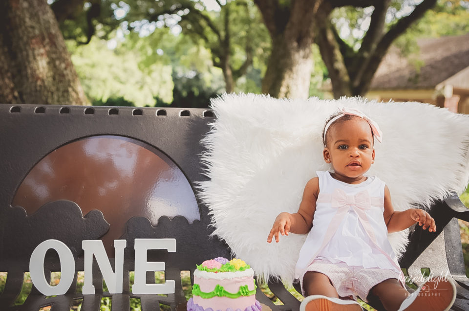 Victoria: 1 Year Old Birthday Photo Session at Robbins Preserve, Davie Fl