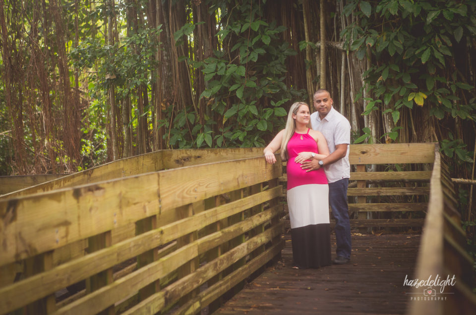 Genna: A Pregnancy Photo Session in Tree Tops Park, Davie, FL.