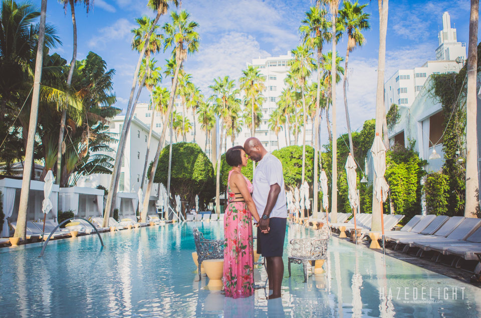 Kenyetta & Arnaldo: Pre Nuptial Photos at The Delano Hotel,South Beach, Fl.